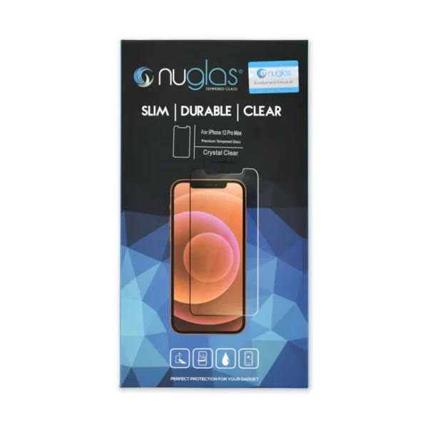 NuGlas Tempered Glass Screen Protector for iPhone 12 Pro Max
